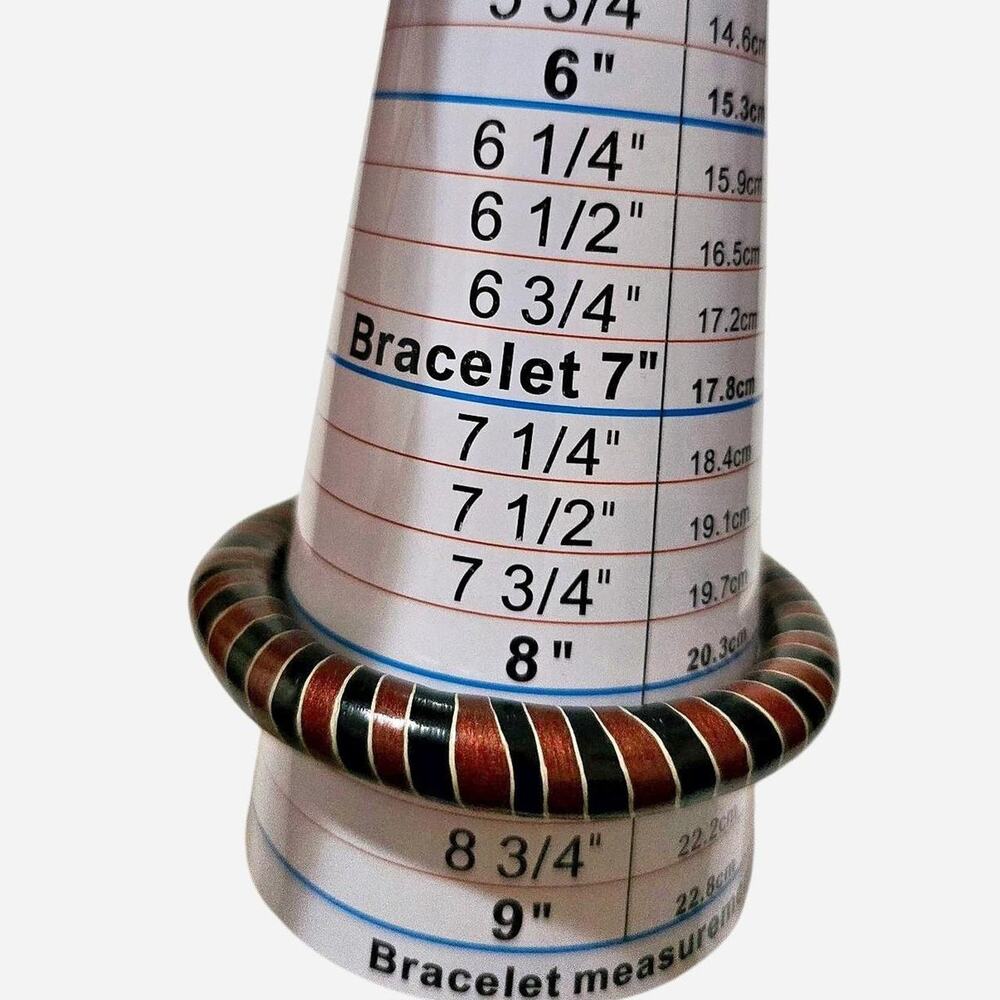 Retro multicolored bangle - Picture 4 of 4